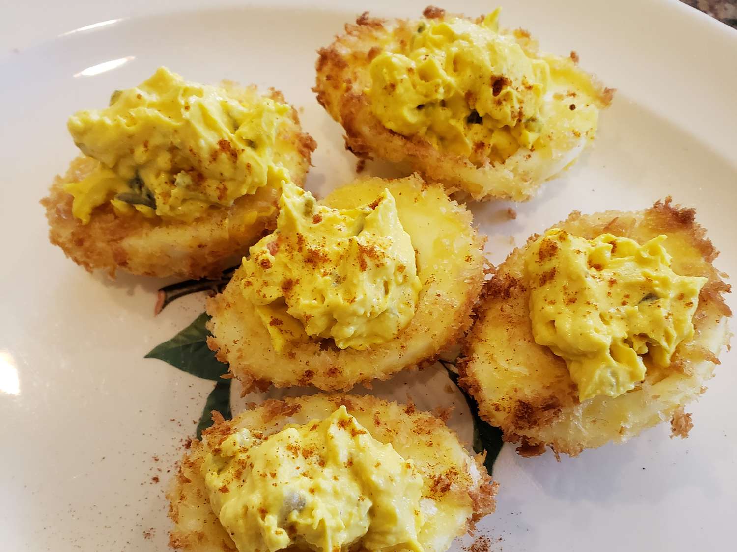 Crispy Air-Fried Deviled Eggs