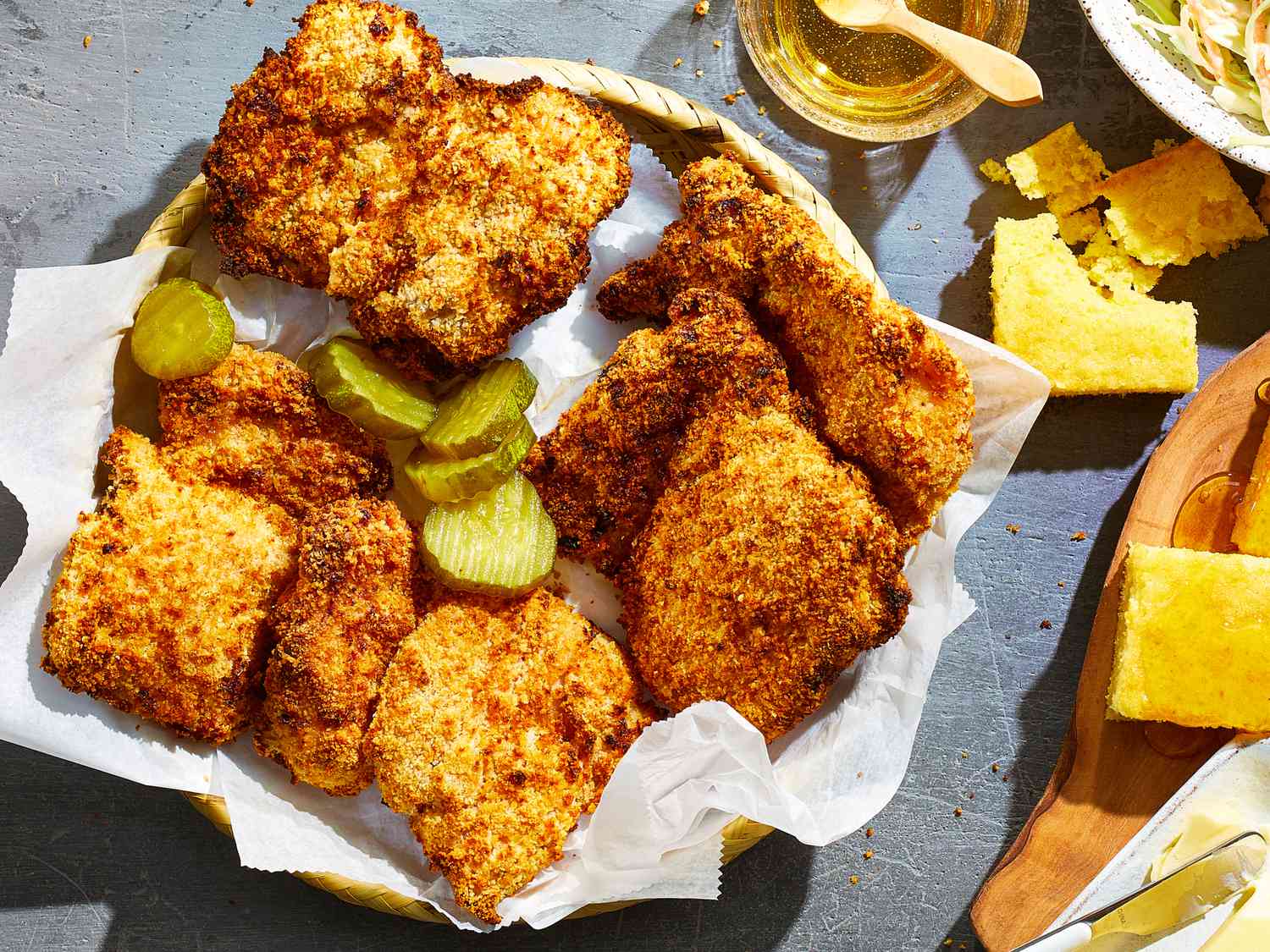Crispy Air Fryer Buttermilk Fried Chicken