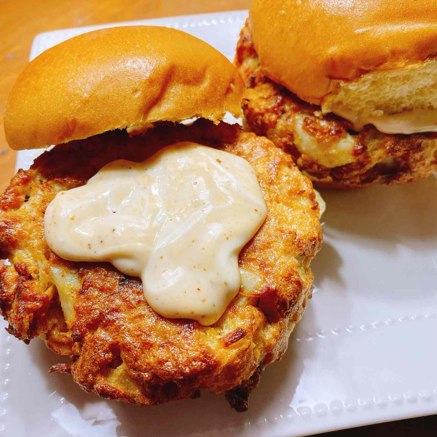 Crispy Air Fryer Cajun Crab Cakes