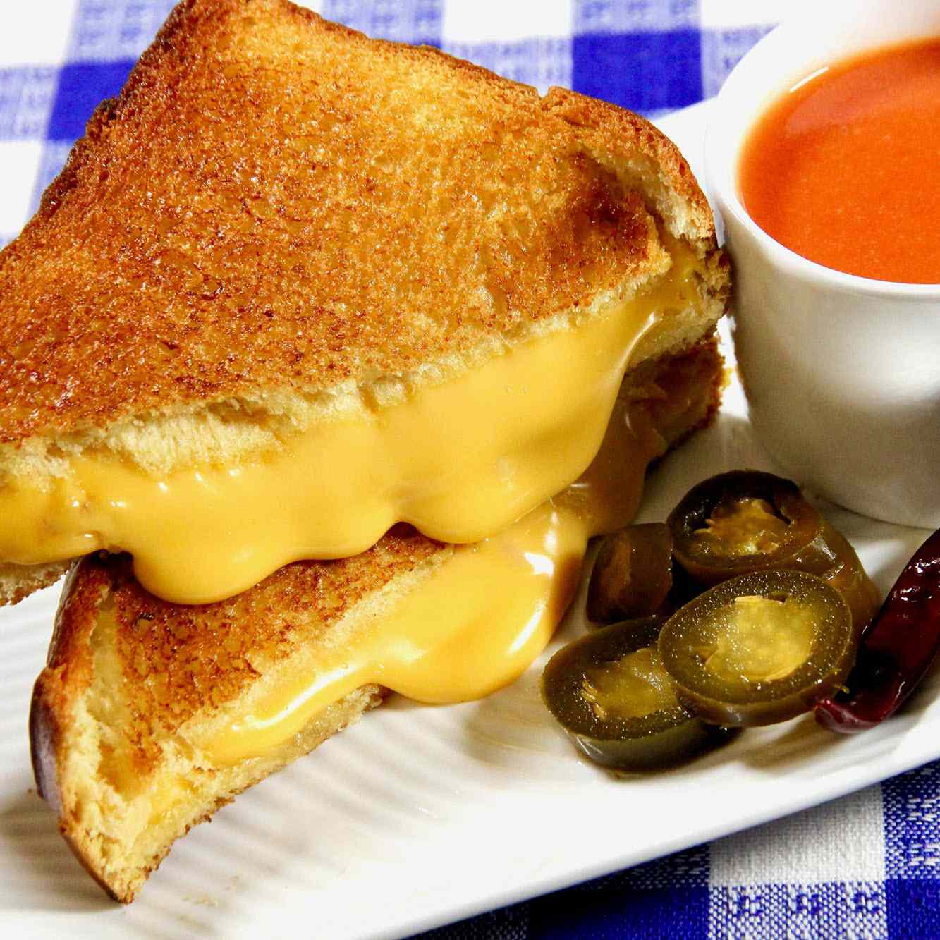 Crispy Air Fryer Grilled Cheese with Mayo