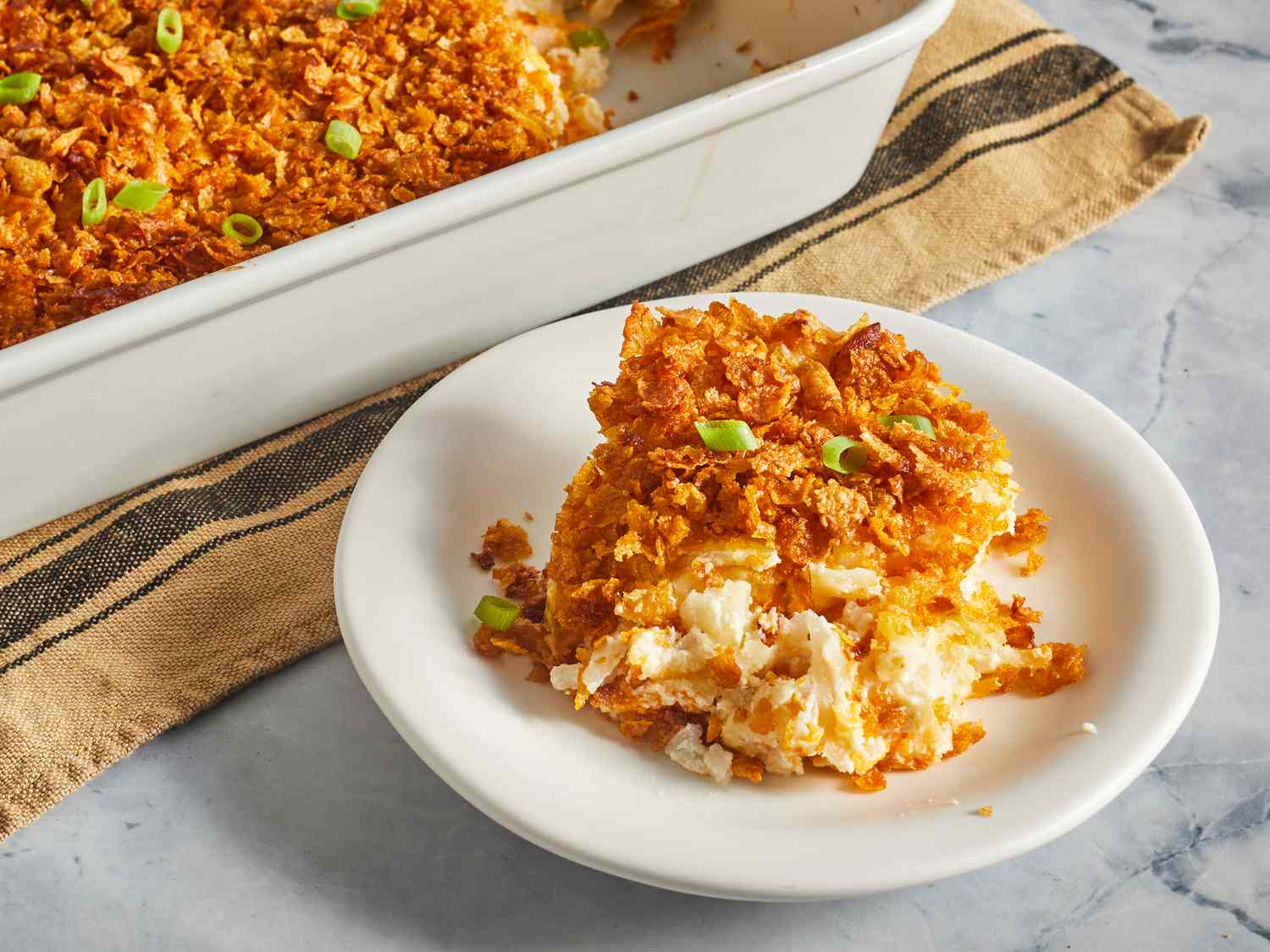 Crispy And Cheesy Potato Casserole