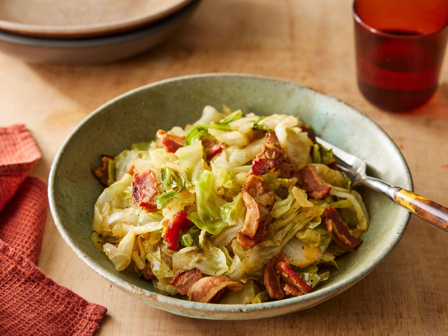 Crispy Bacon and Cabbage