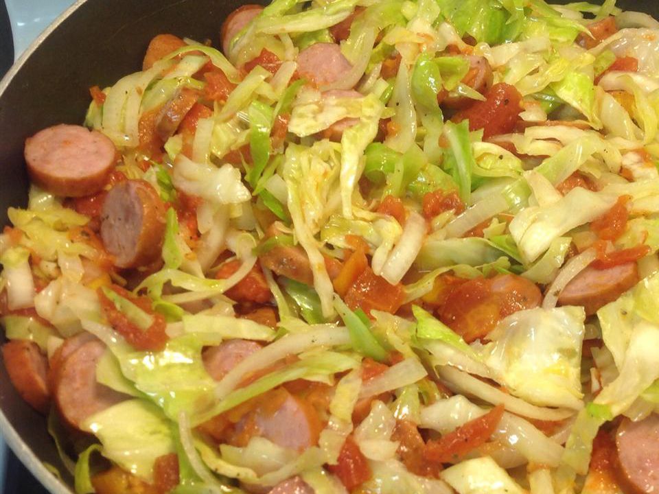 Crispy Bacon Cabbage