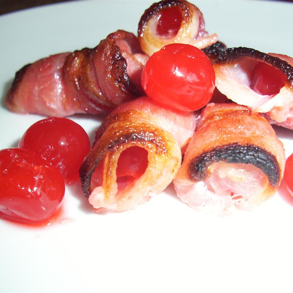 Crispy Bacon-Wrapped Cherries
