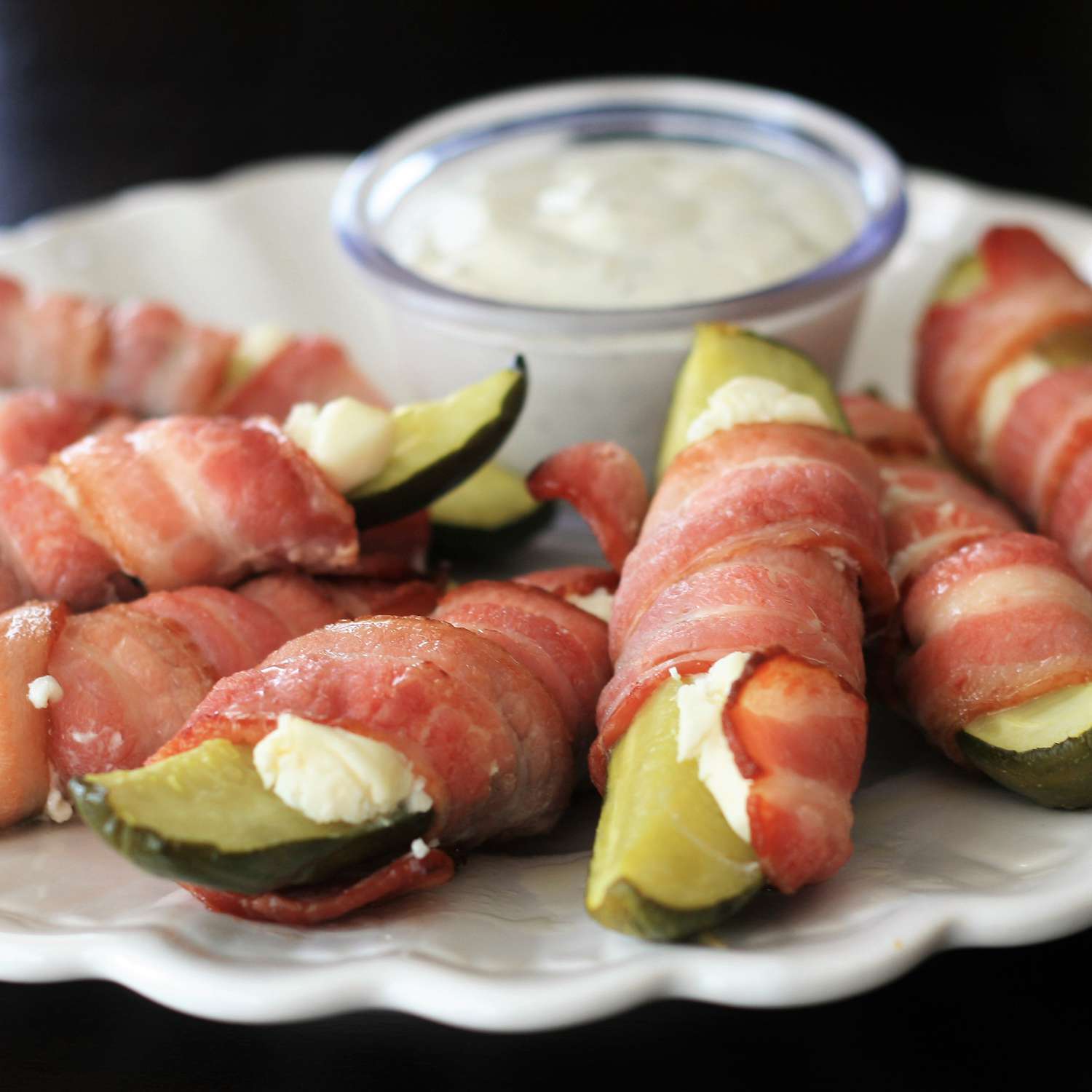 Crispy Bacon-Wrapped Pickles