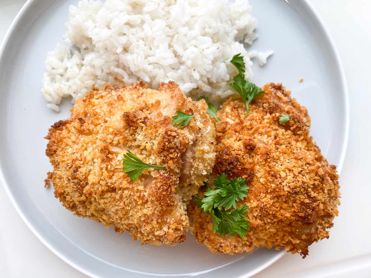 Crispy Baked Chicken Thighs