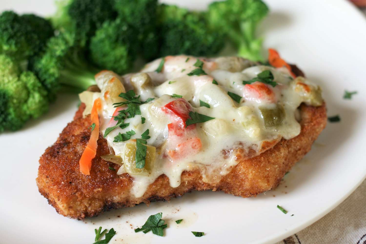 Crispy Baked Chicken with Zesty Giardiniera