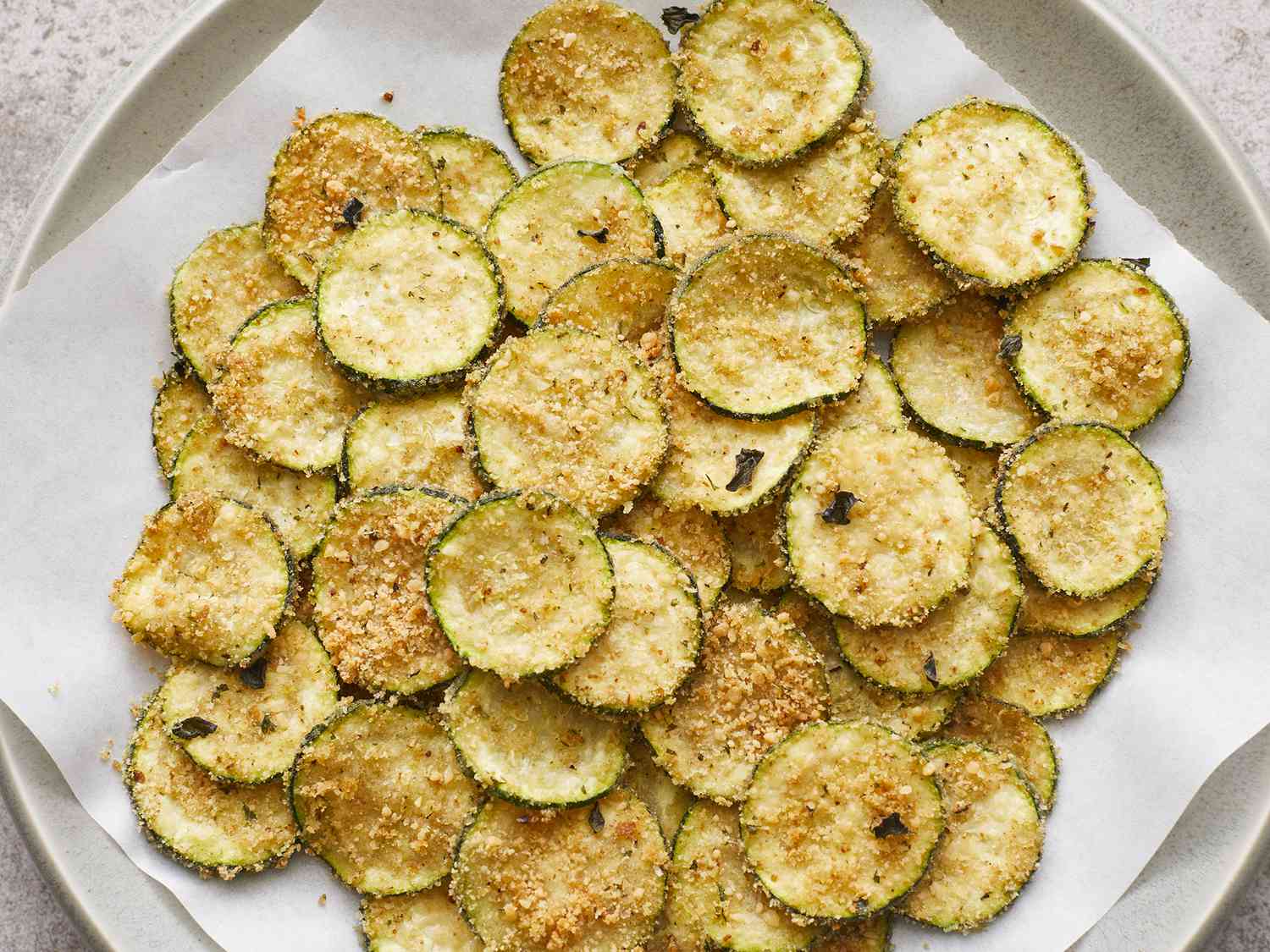Crispy Baked Zucchini Chips