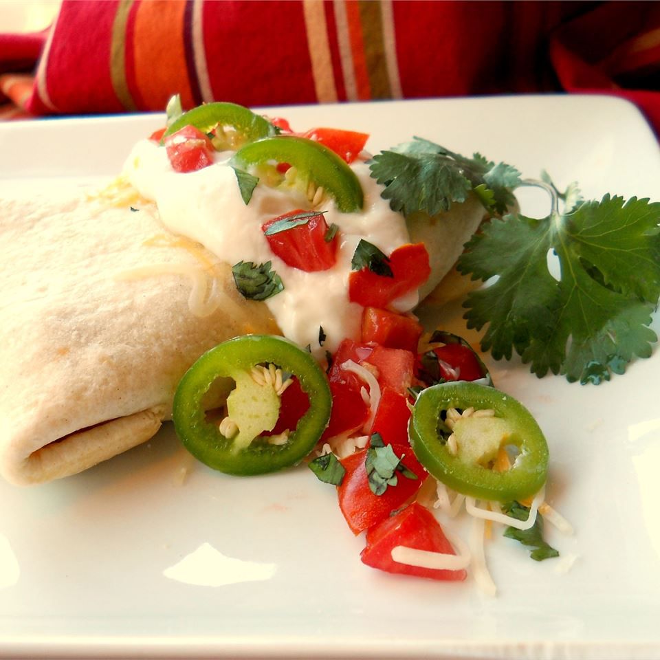 Crispy Beef and Cheese Chimichangas