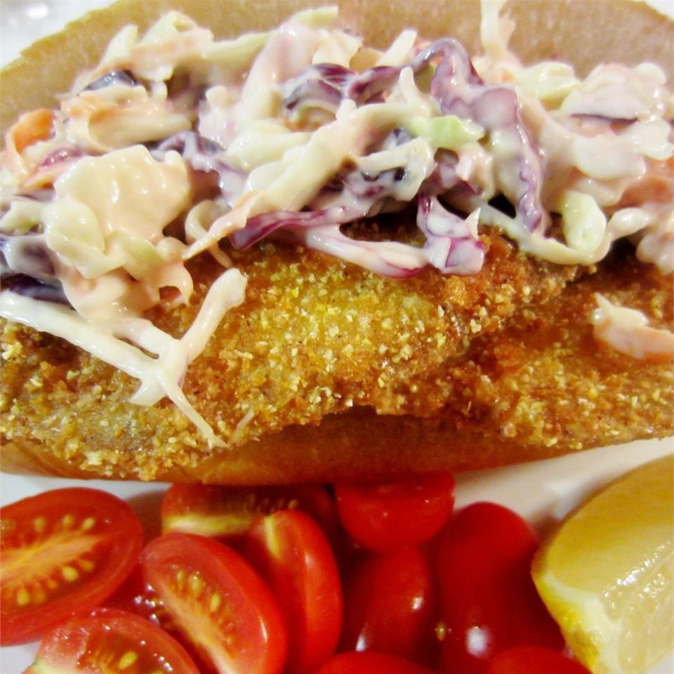 Crispy Catfish Po'Boy
