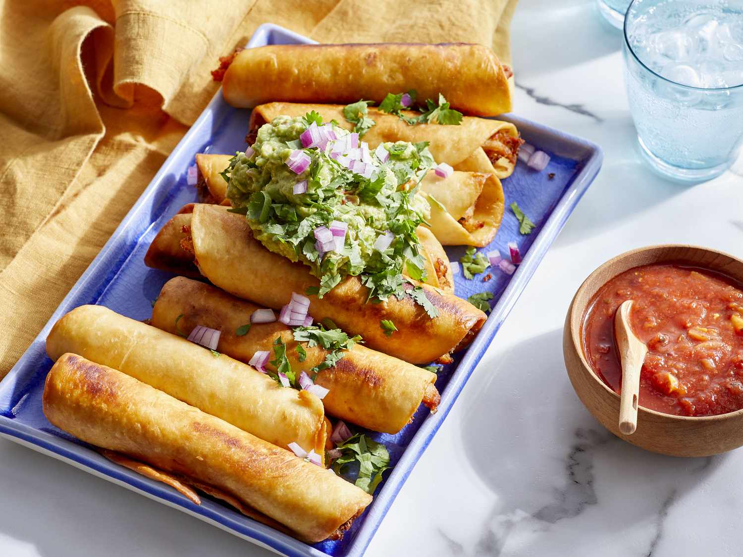 Crispy Chicken Flautas