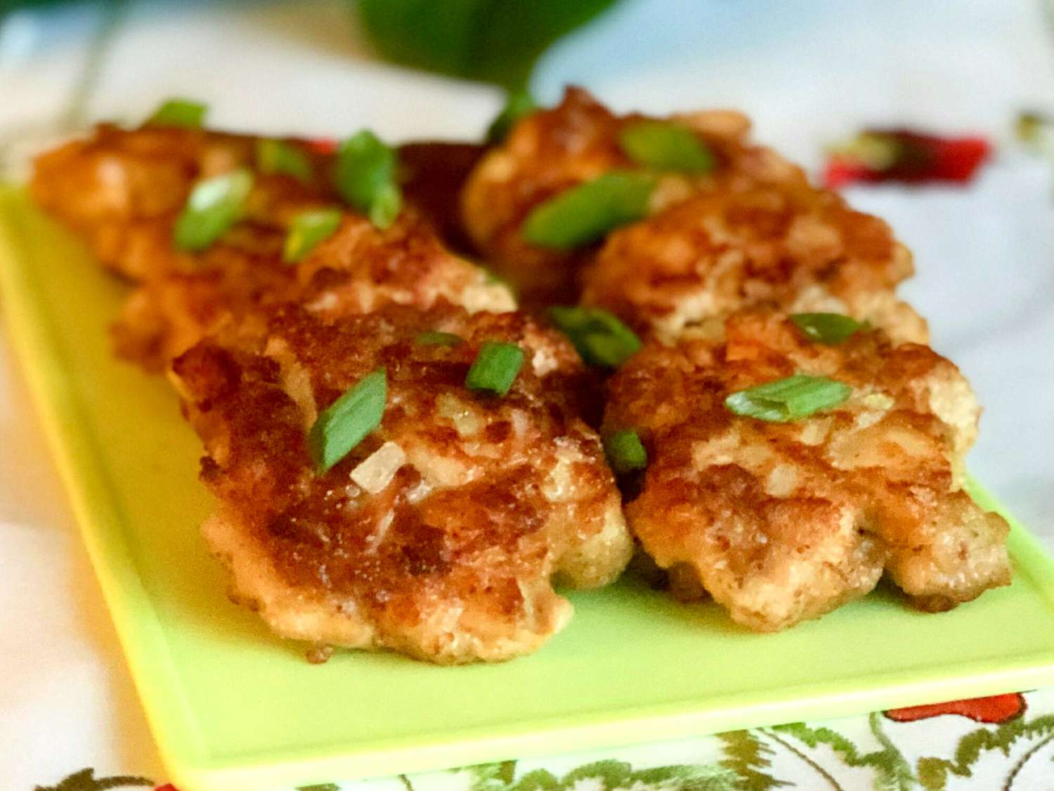 Crispy Chicken Fritters