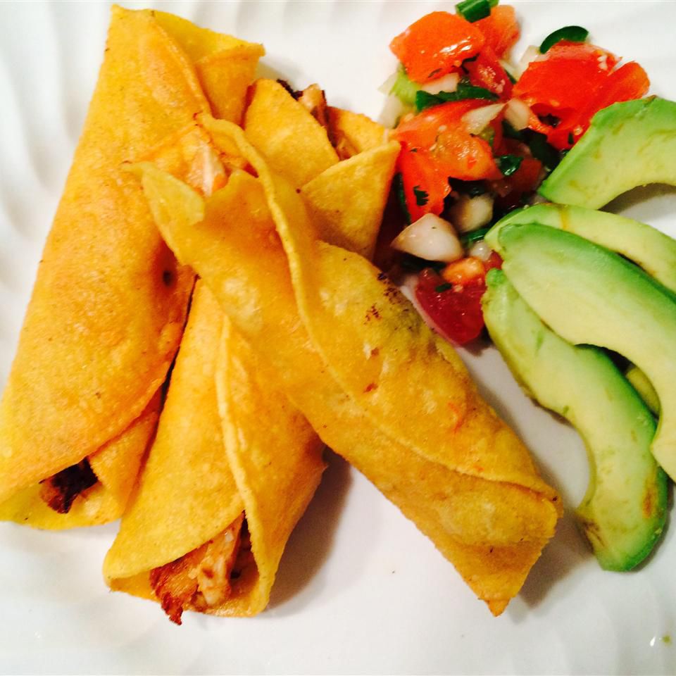 Crispy Chicken Taquitos
