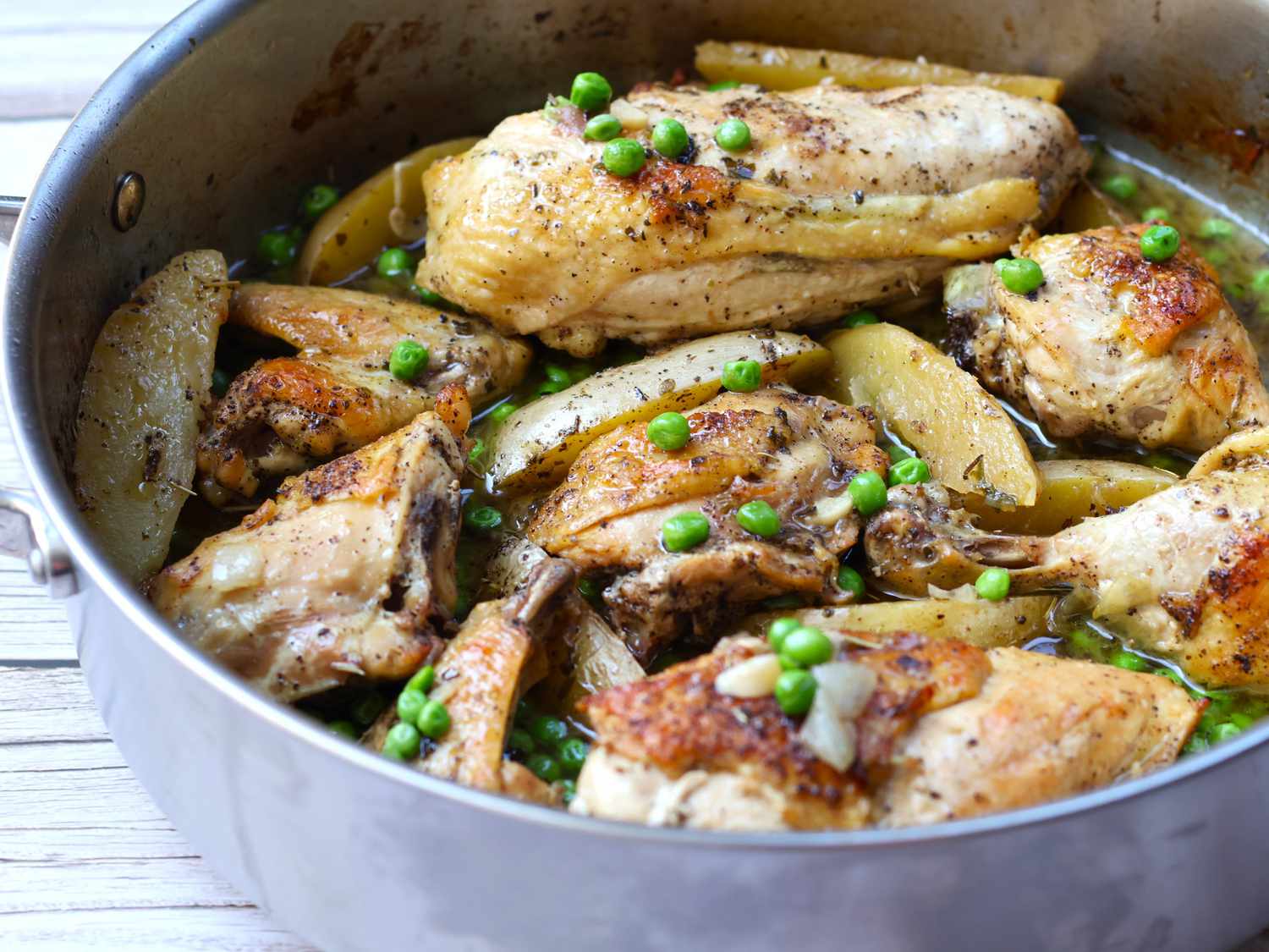 Crispy Chicken Vesuvio