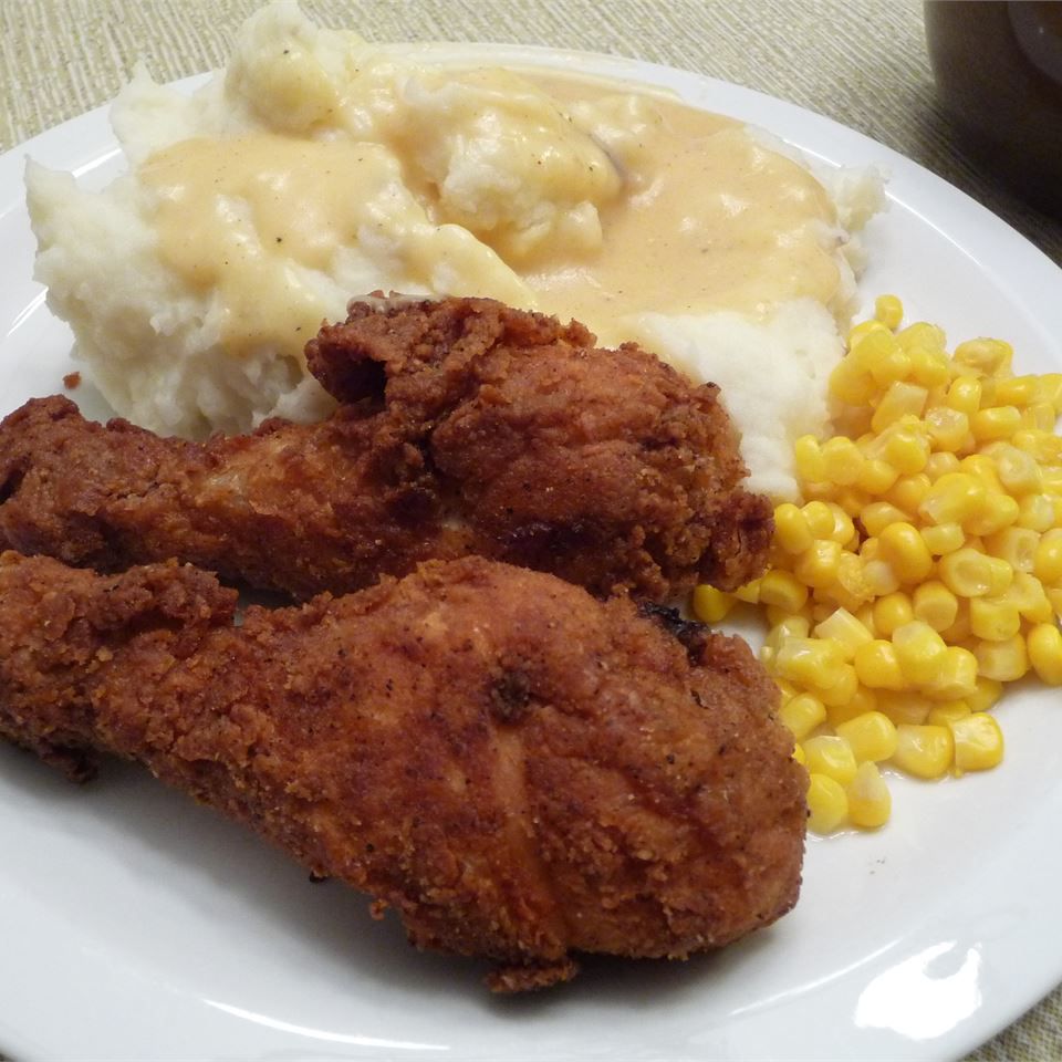 Crispy Chicken with Gravy