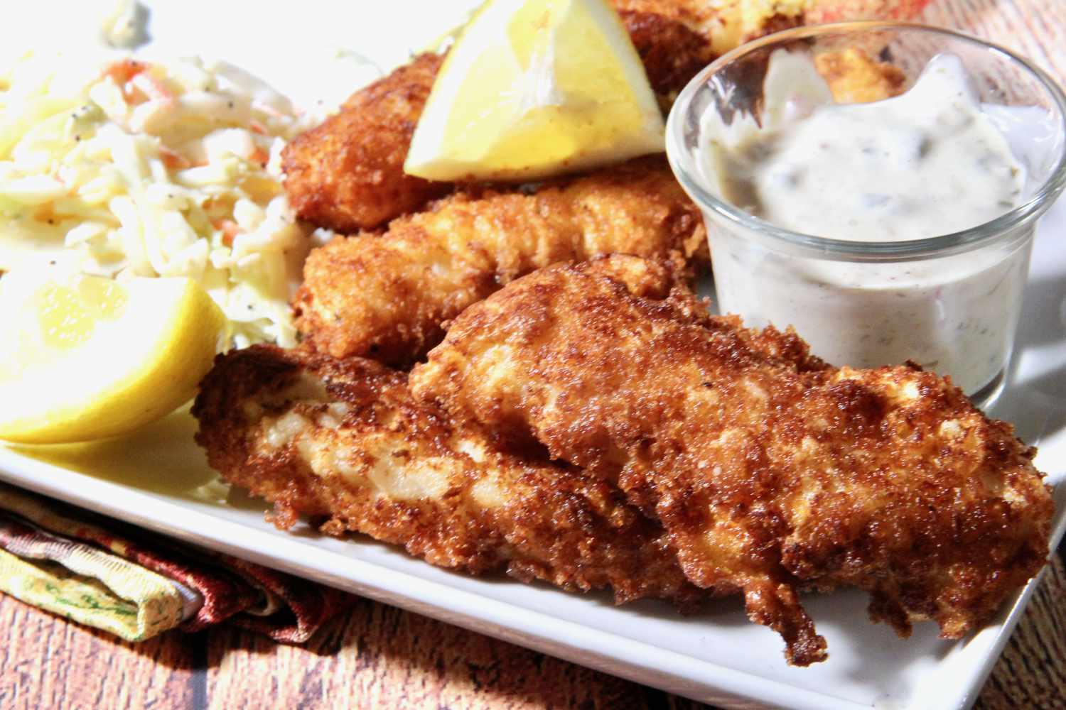 Crispy Crumbed Fish Sticks