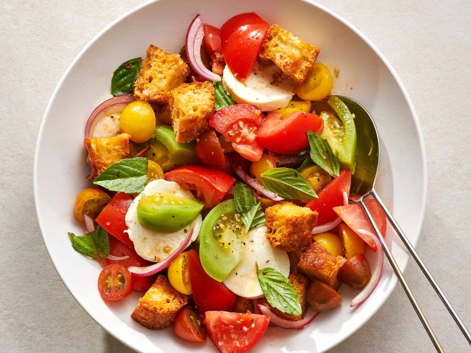 Crispy Focaccia Panzanella