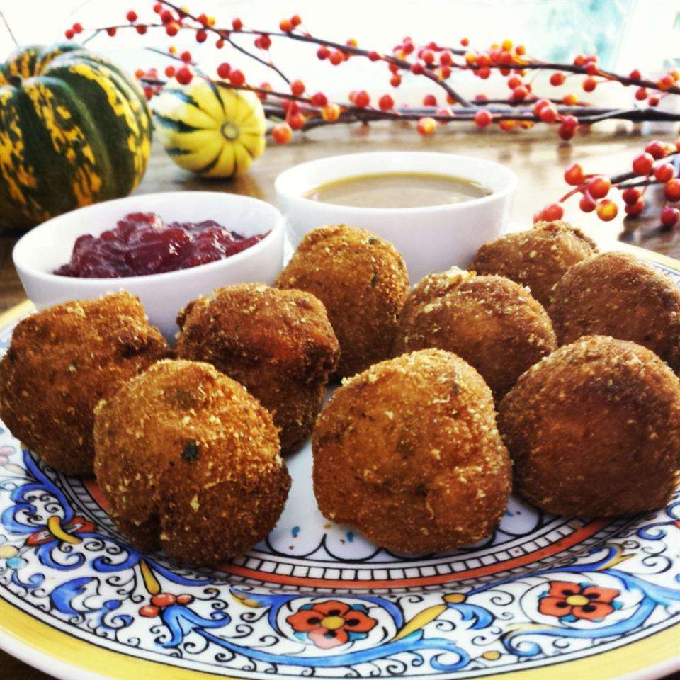 Crispy Fried Stuffing Balls