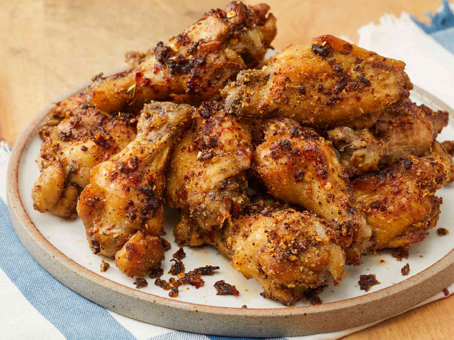Crispy Garlic Parmesan Wings
