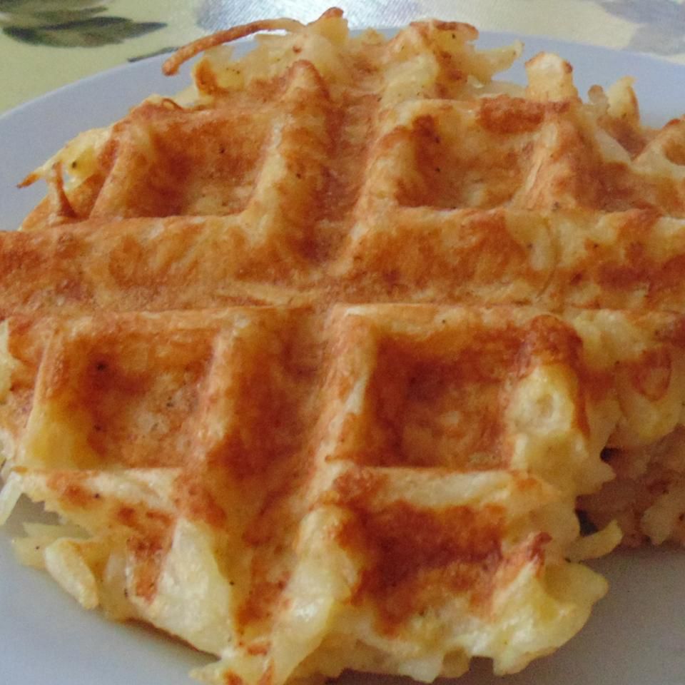 Crispy Hash Brown Waffles
