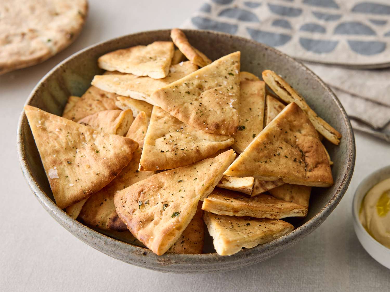 Crispy Homemade Pita Chips