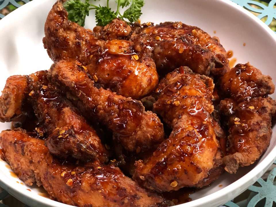 Crispy Korean Fried Chicken with Gochujang