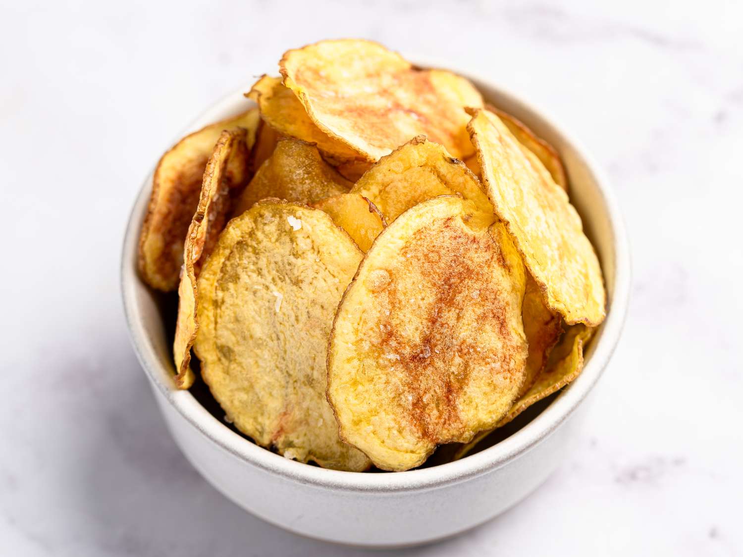 Crispy Microwave Potato Chips