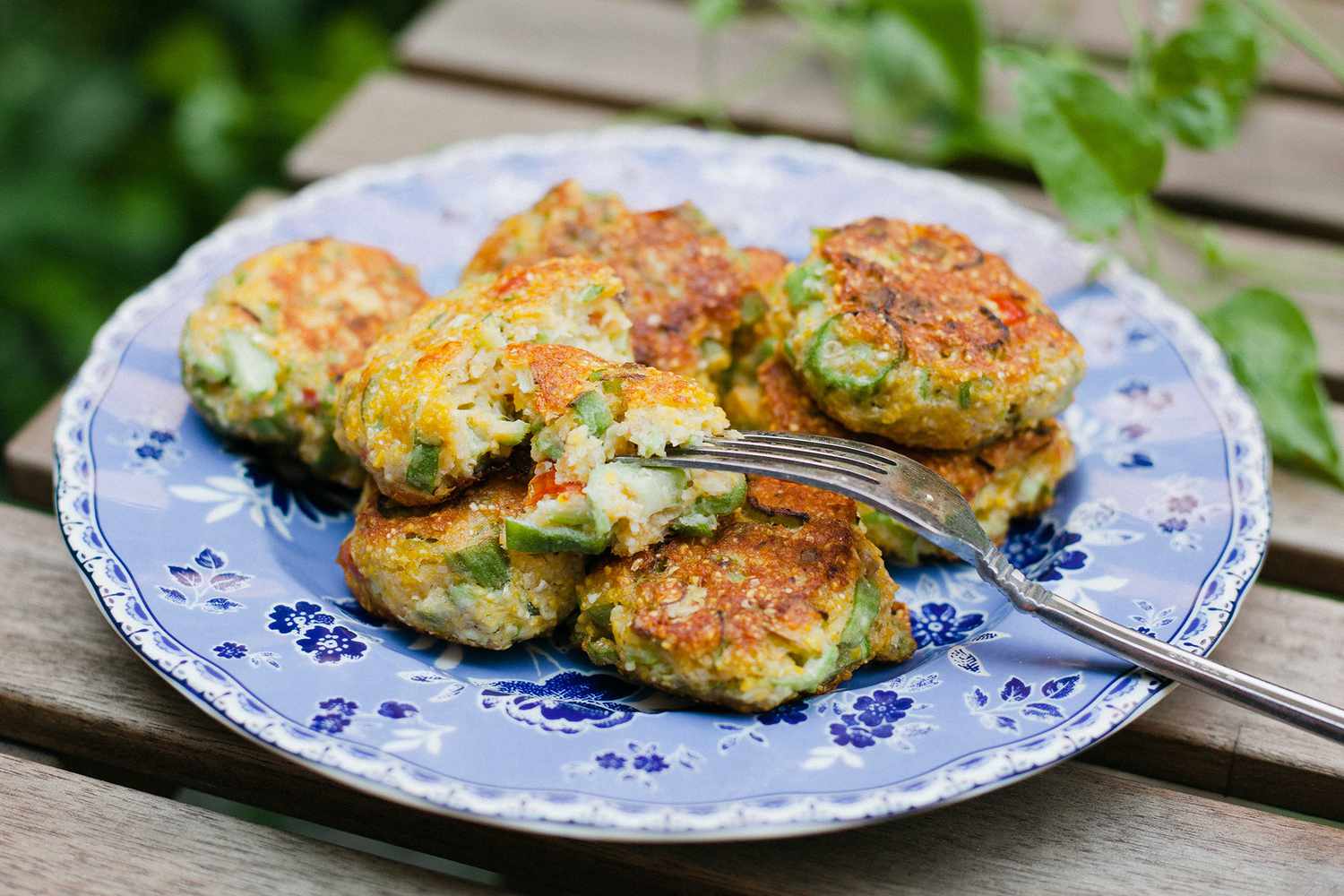 Crispy Okra Fritters