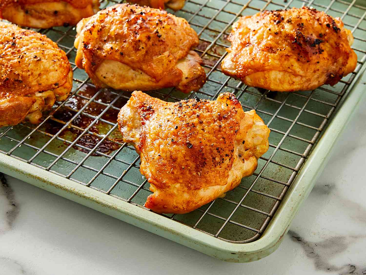 Crispy Oven-Baked Chicken Thighs