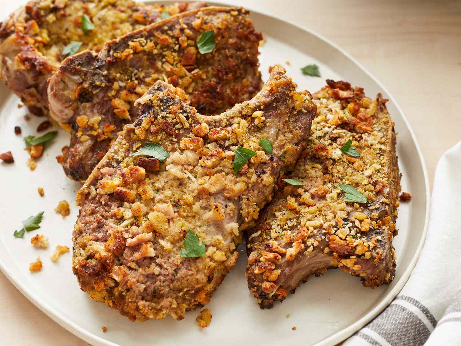 Crispy Oven Baked Pork Chops