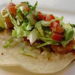 Crispy Panko Salmon Tacos