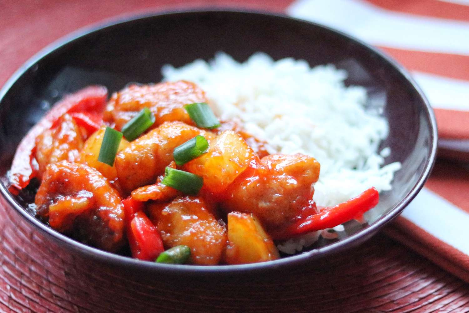 Crispy Peruvian Pineapple Chicken