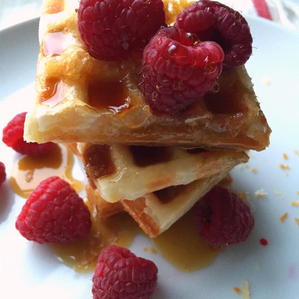 Crispy Puff Pastry Waffles