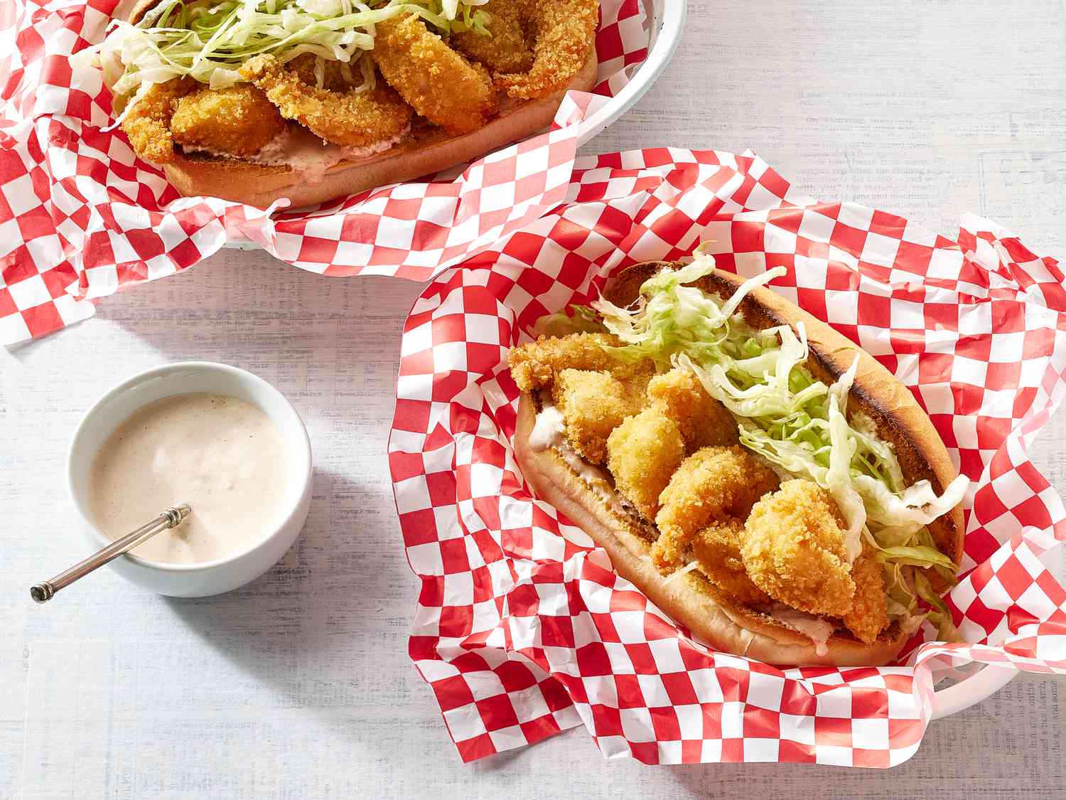 Crispy Shrimp Po' Boys
