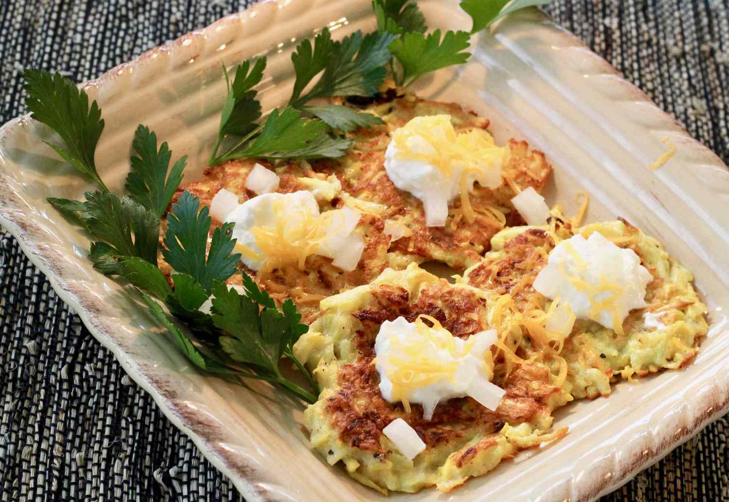 Crispy Squash Fritters