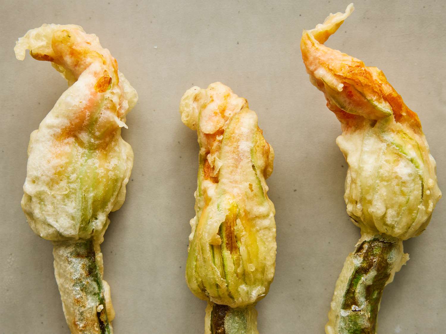 Crispy Stuffed Squash Blossoms