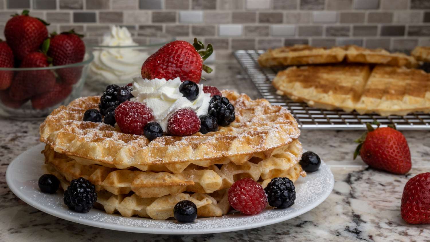 Crispy Swedish Waffles