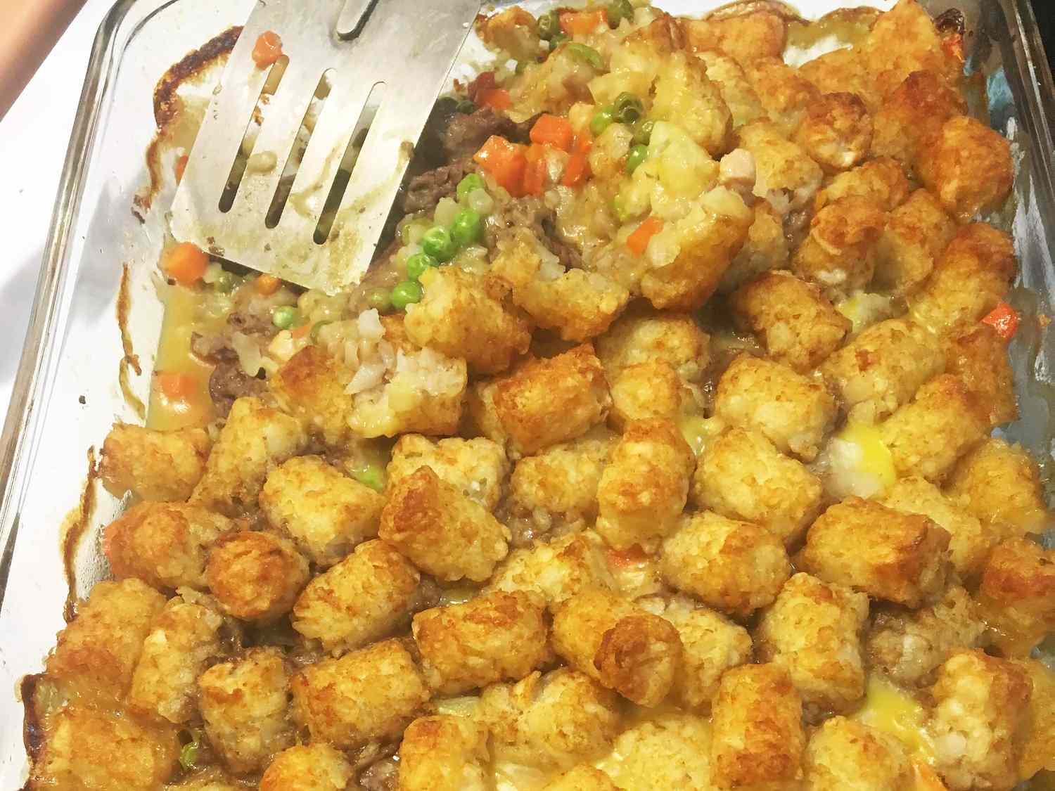 Crispy Tater Tot Casserole