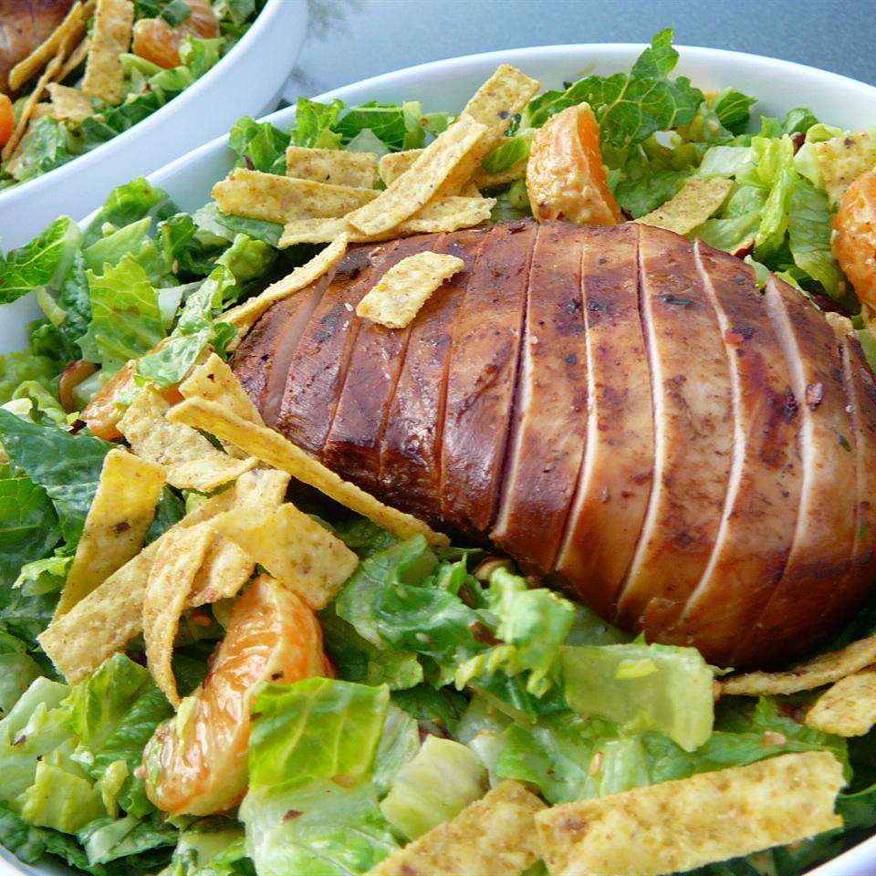 Crispy Wonton Chicken Salad