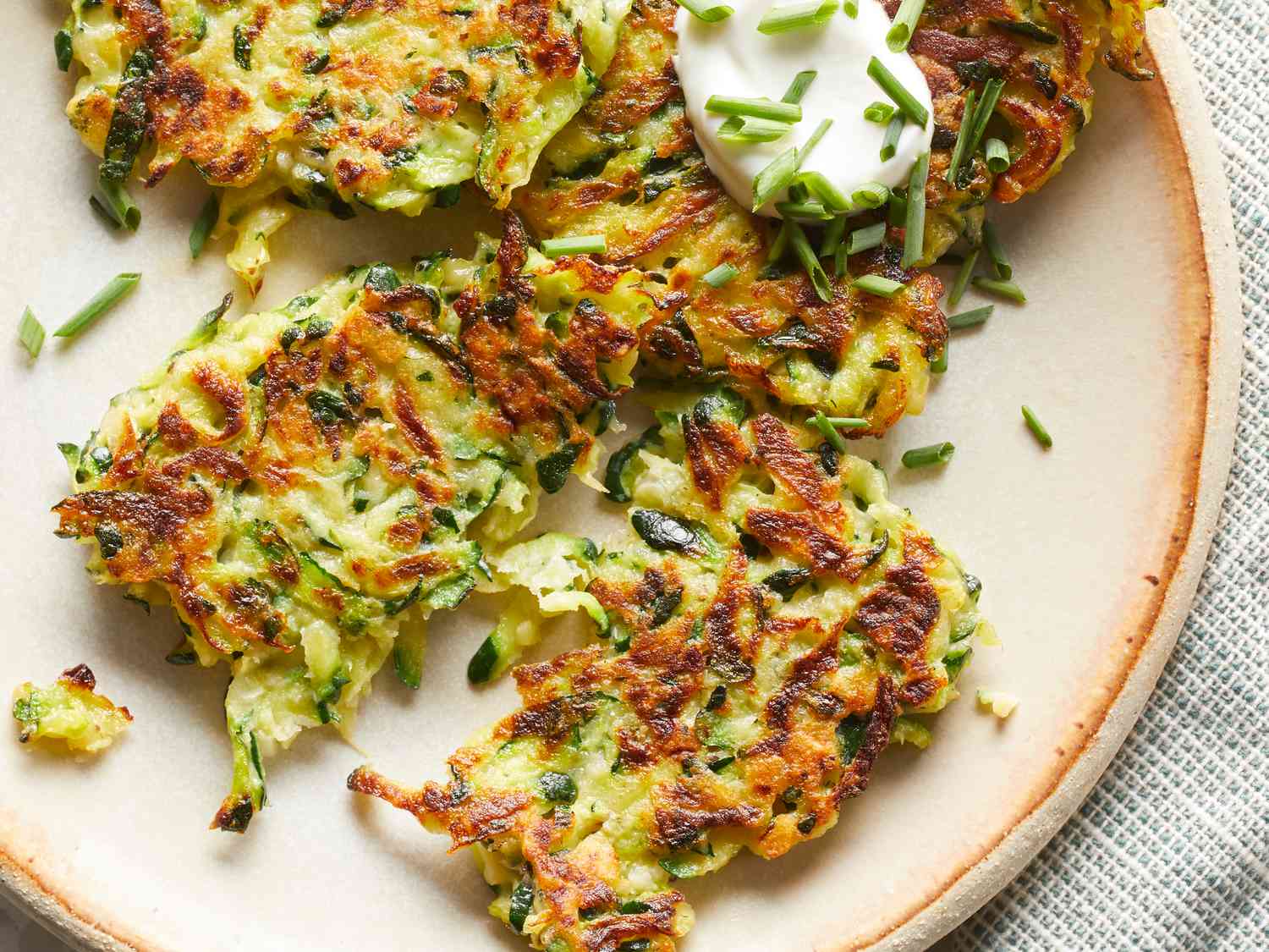 Crispy Zucchini Fritters