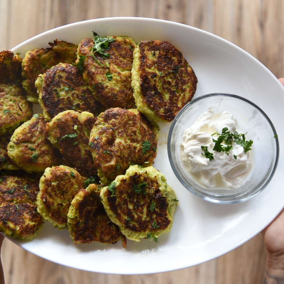 Crispy Zucchini Pancakes