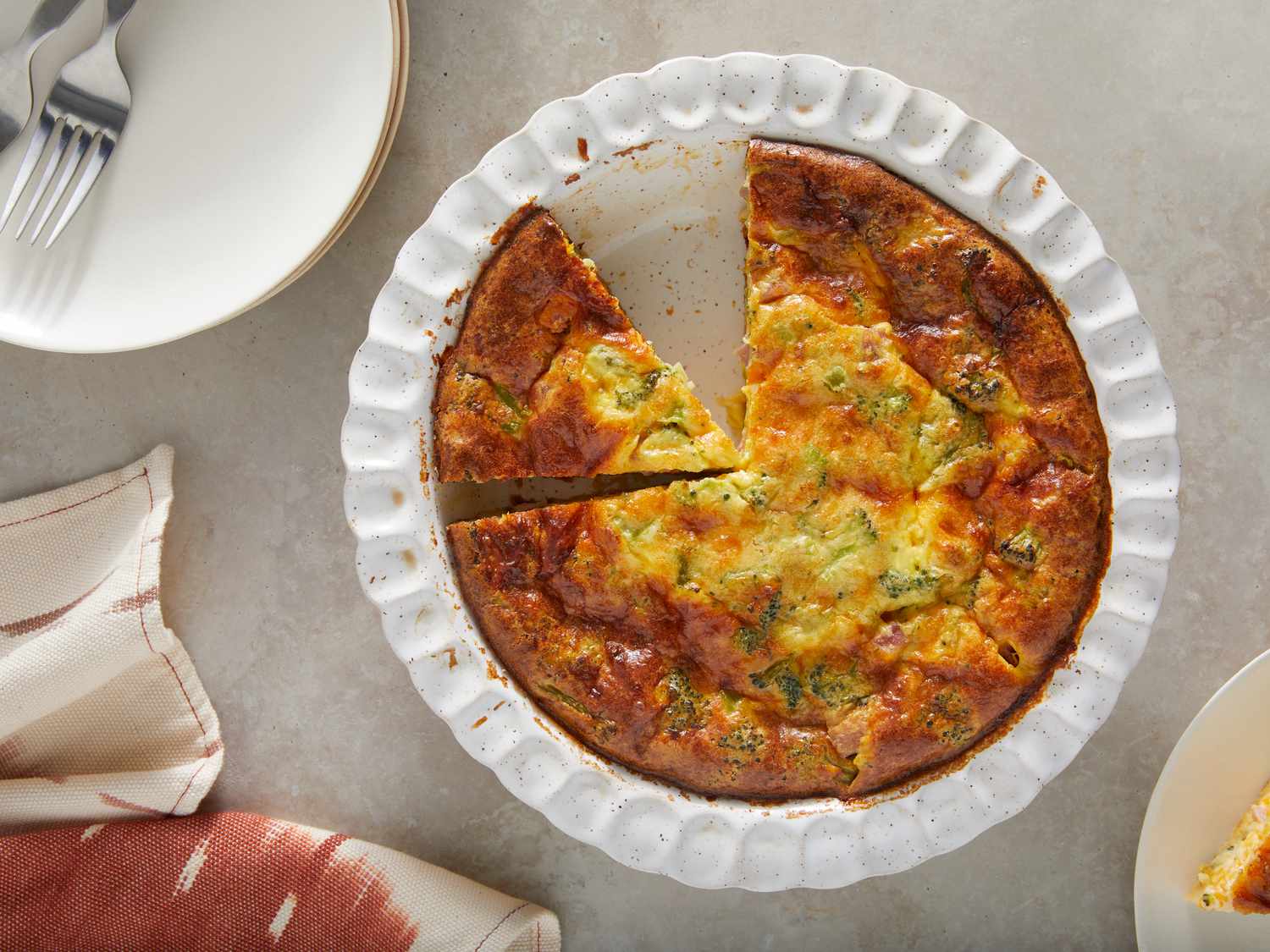 Crustless Quiche