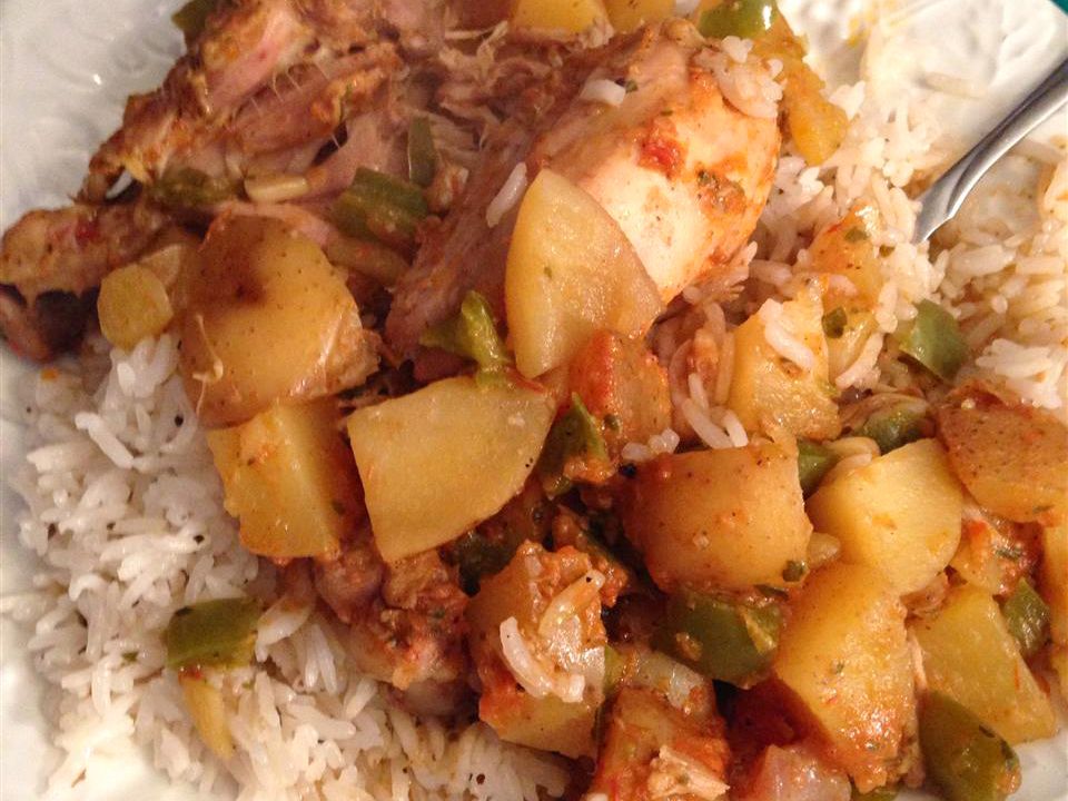 Cuban Slow Cooker Chicken Fricassee