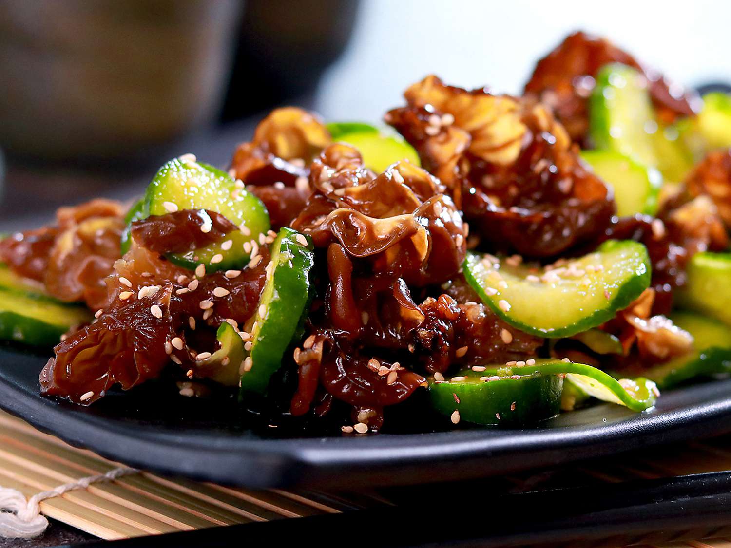 Cucumber and Wood Ear Mushroom Salad