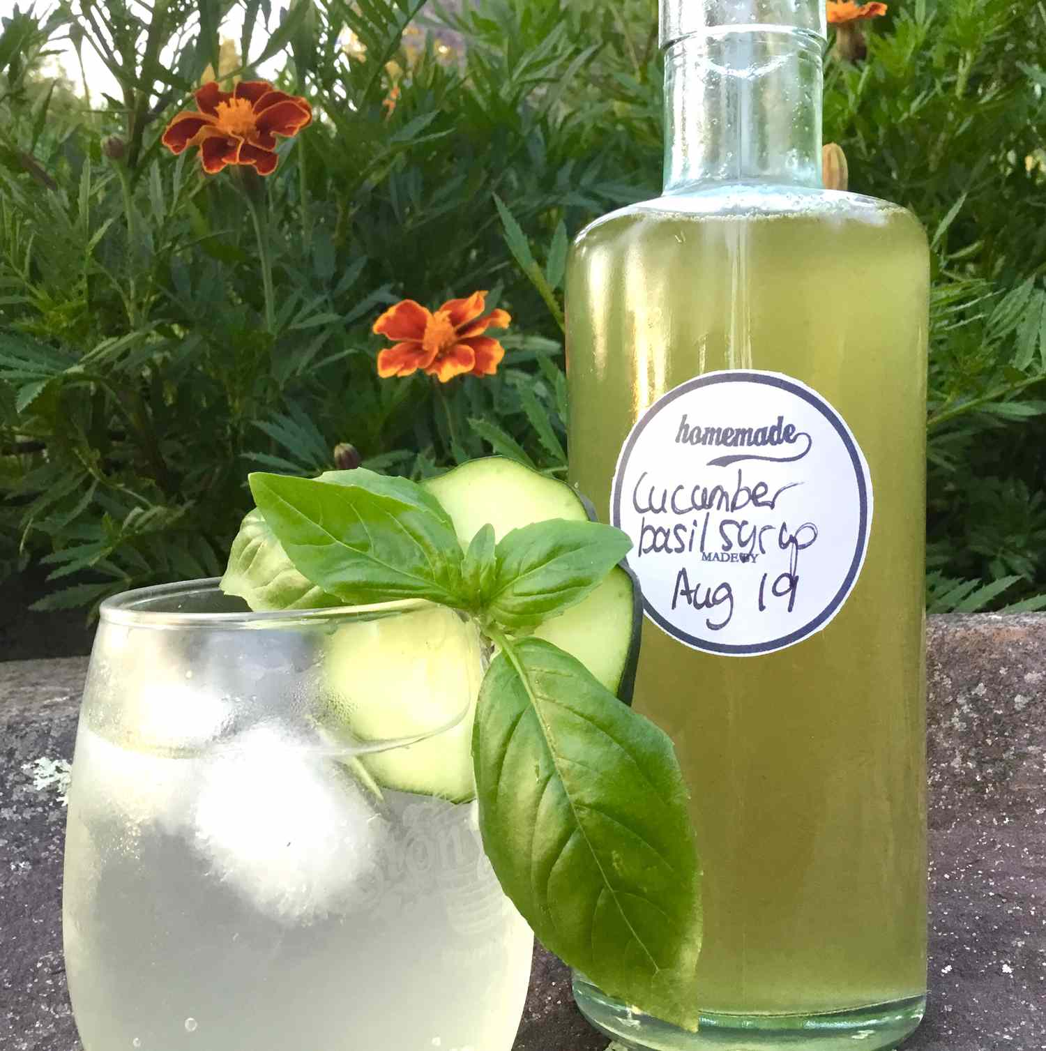 Cucumber Basil Syrup