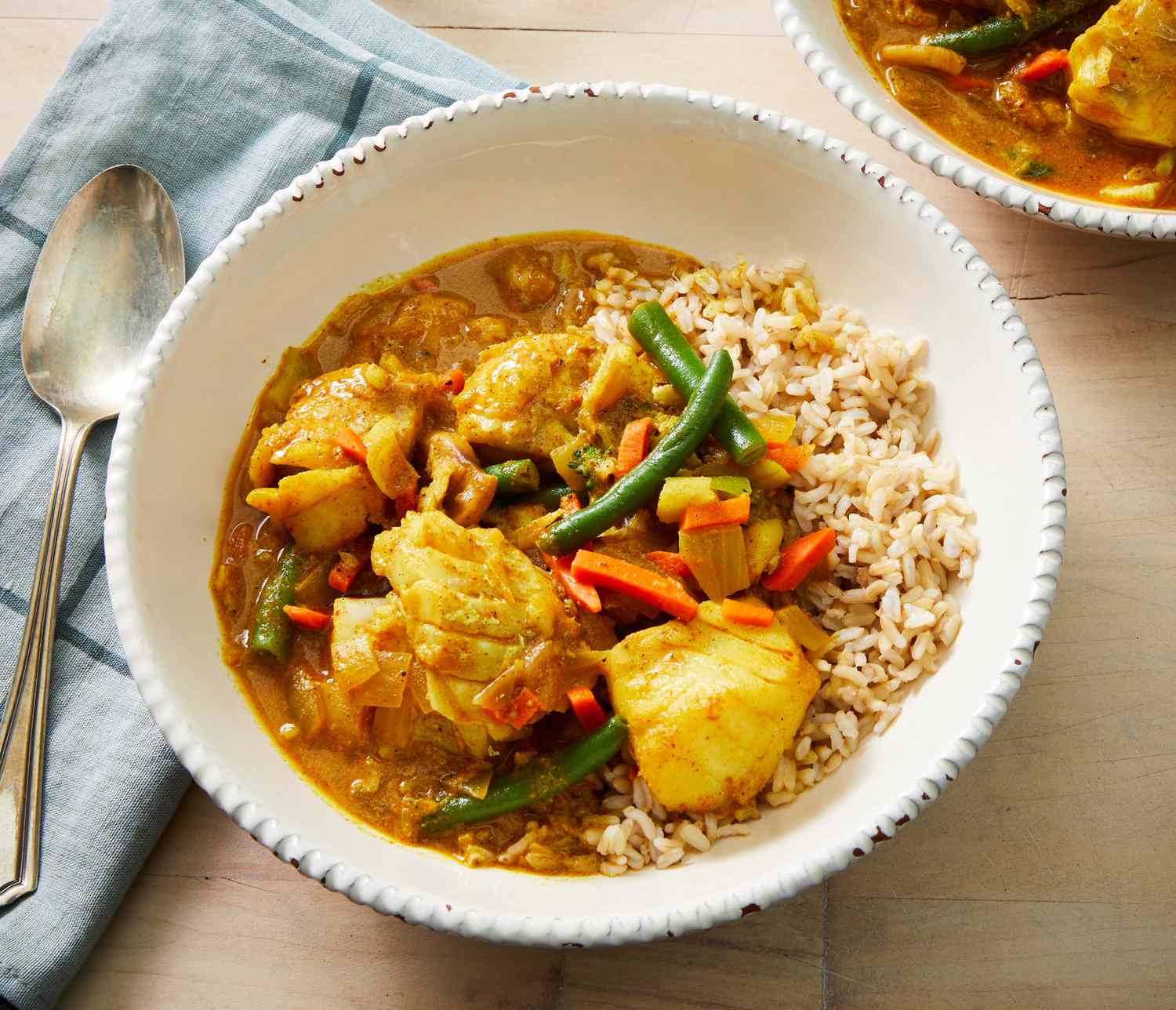 Curried Coconut Seafood