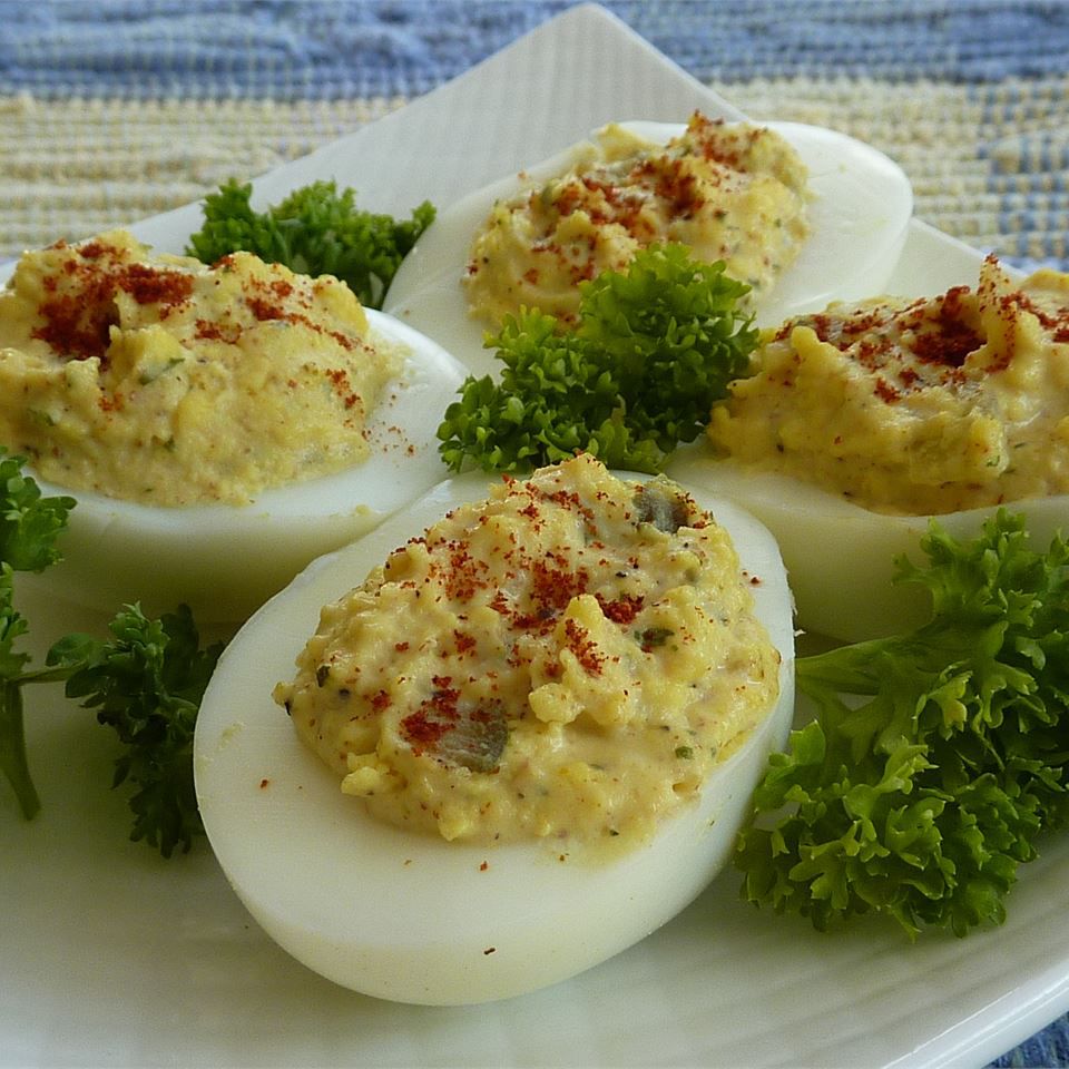 Curried Deviled Eggs