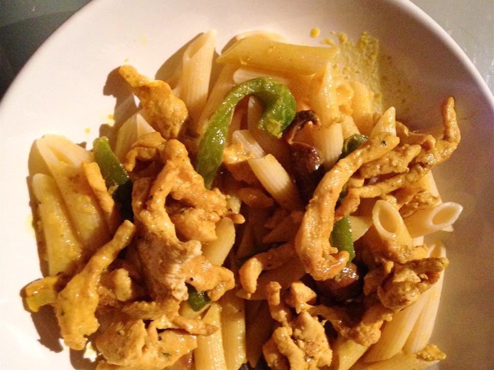 Curry Maple Penne