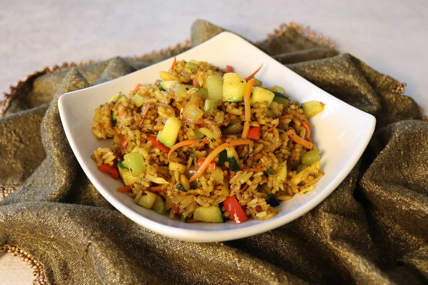 Curry Veggie Fried Rice