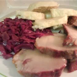 Czech Dumplings with Sauerkraut